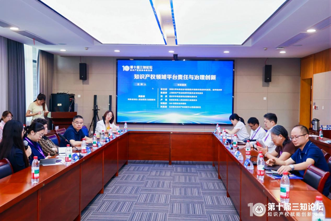 第十届三知论坛实录专题三：知识产权领域平台责任与治理创新