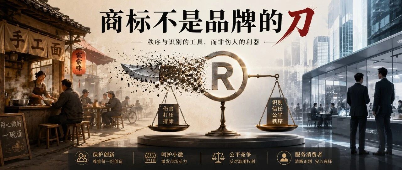 商标不是品牌的刀