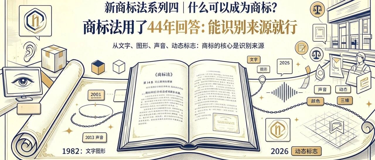 新商标法系列四 | 什么能成为商标？商标法用了44年回答：能识别来源